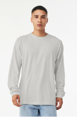 Custom Unisex Long Sleeve Cotton Tee (Bella+Canvas BC3501)
