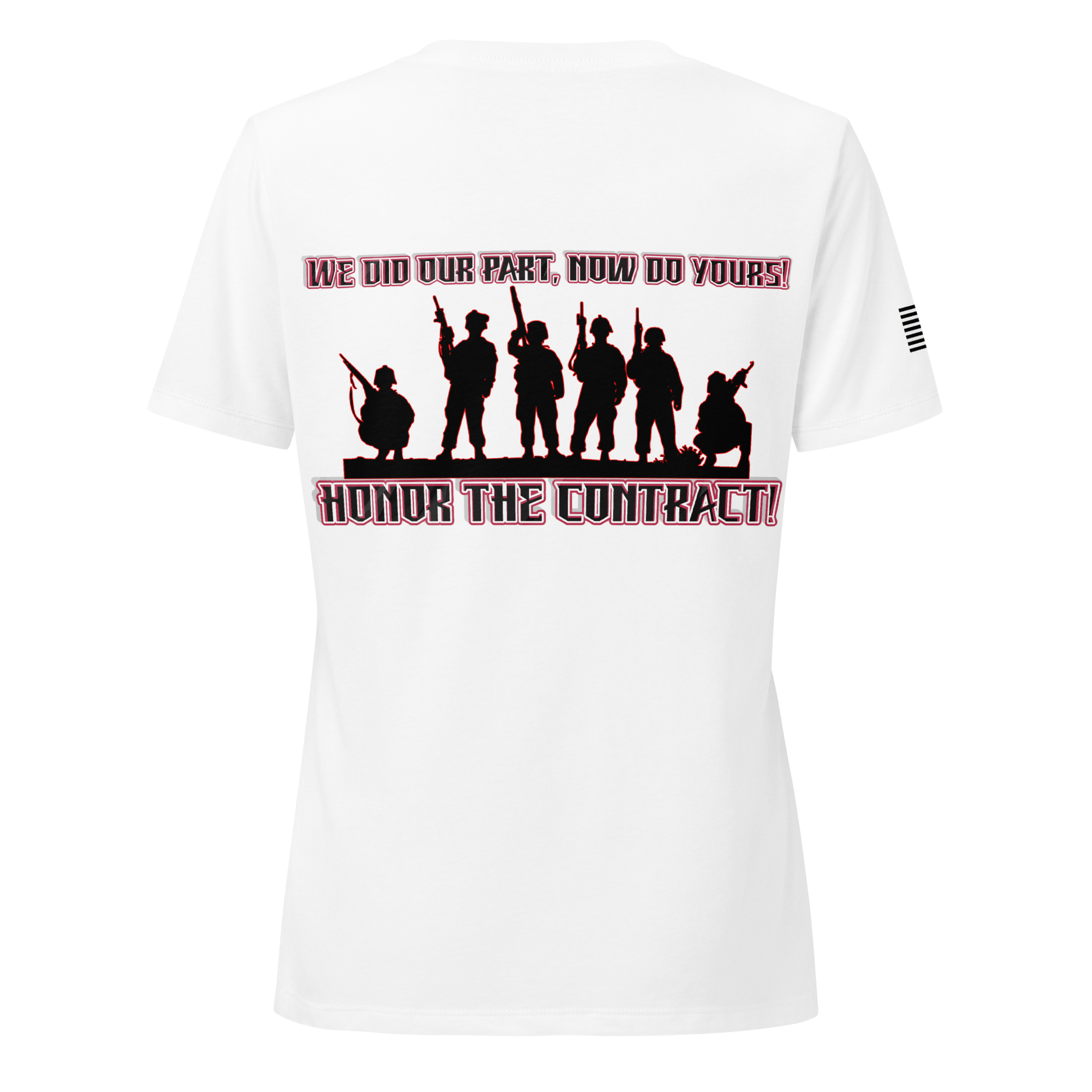 Honor the Contract! Women's V-Neck - Image 5