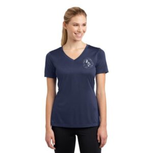 Custom Women's Dry-Fit V-Neck (Sport-Tek ST353V)